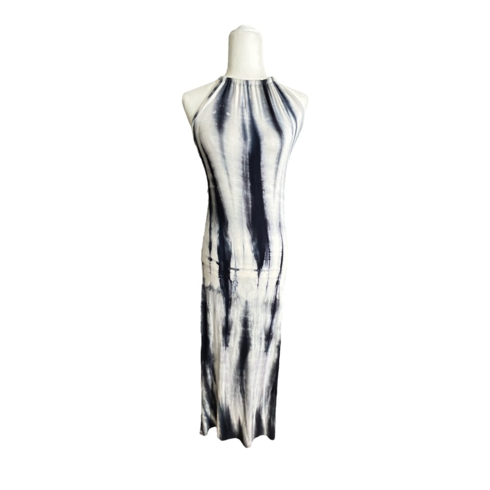 Roller Coaster - Gorgeous Body Con  dress Blue & White Size S